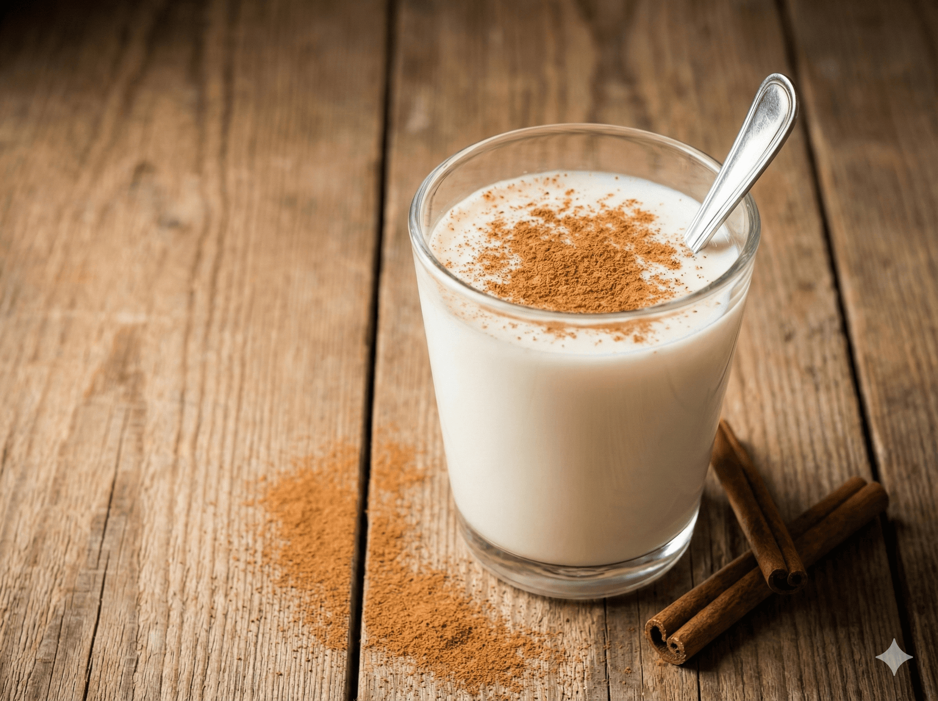 シナモン牛乳の画像